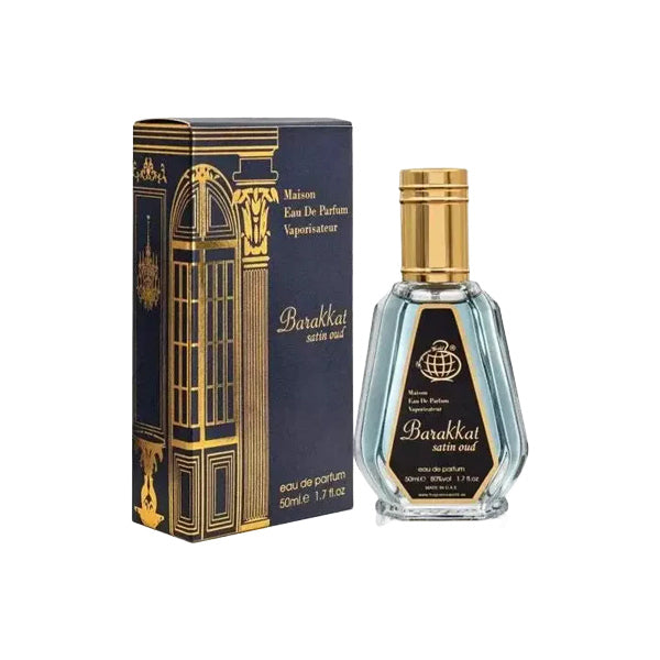 Fragrance World  Barakkat Satin Oud 50ml Eau De Parfum Spray