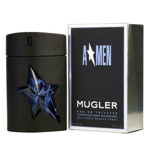 THIERRY MUGLER A*MEN 100ML EDT REFILLABLE RUBBER SPRAY BRAND NEW & SEALED - LuxePerfumes
