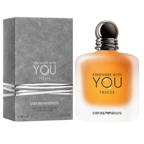 EMPORIO ARMANI STRONGER WITH YOU FREEZE 100ML EDT SPRAY - LuxePerfumes