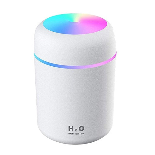 Portable Usb Led 300ml Humidifier/Diffuser - White