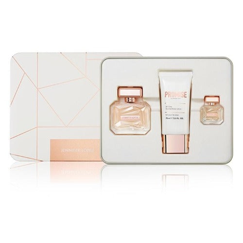 Jennifer Lopez Promise 50ml Eau De Parfum Spray +75ml Body Lotion+10ml Eau De Parfum Splash Gift Set 2021