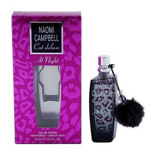 NAOMI CAMPBELL CAT DELUXE AT NIGHT 15ML EAU DE TOILETTE BRAND NEW & BOXED - LuxePerfumes