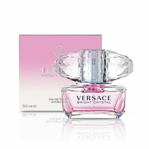 VERSACE BRIGHT CRYSTAL 50ML EAU DE TOILETTE BRAND NEW & SEALED - LuxePerfumes