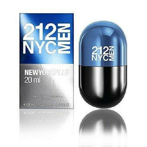 Carolina Herrera 212 Men Nyc New York Pills 20ml Eau De Toilette - LuxePerfumes