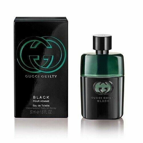 GUCCI GUILTY BLACK POUR HOMME 50ML EAU DE TOILETTE SPRAY BRAND NEW & SEALED - LuxePerfumes