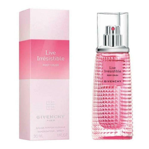 GIVENCHY LIVE IRRESISTIBLE ROSY CRUSH 30ML EAU DE PARFUM FLORALE SPRAY - LuxePerfumes