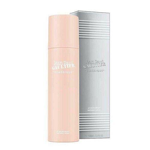 JEAN PAUL GAULTIER CLASSIQUE 150ML DEODORANT SPRAY FOR HER BRAND NEW & SEALED - LuxePerfumes