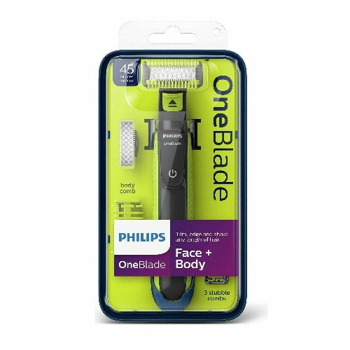 Philips Oneblade Cordless Electric Face & Body Trimmer & Shaver (Qp2620/25)