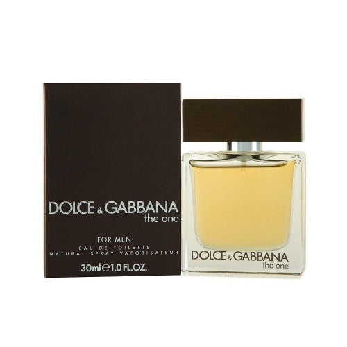 DOLCE & GABBANA THE ONE FOR MEN 30ML EAU DE TOILETTE SPRAY - LuxePerfumes