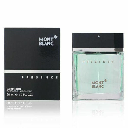 MONT BLANC PRESENCE 50ML EAU DE TOILETTE SPRAY BRAND NEW & SEALED - LuxePerfumes