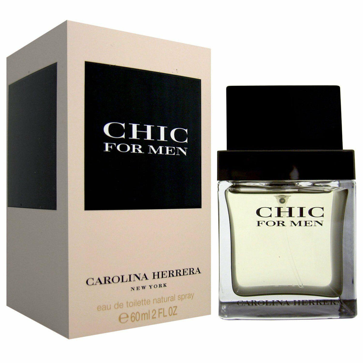 CAROLINA HERRERA CHIC FOR MEN 60ML EAU DE TOILETTE SPRAY - LuxePerfumes