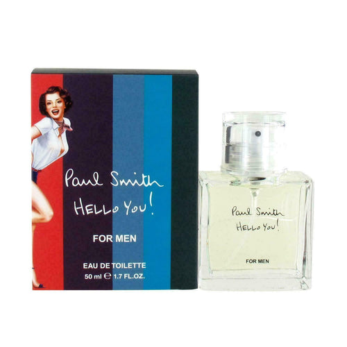 PAUL SMITH HELLO YOU! FOR MEN 50ML EAU DE TOILETTE SPRAY BRAND NEW & SEALED - LuxePerfumes