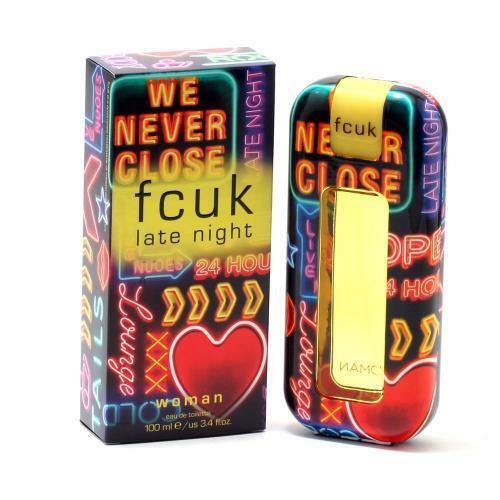 FRENCH CONNECTION FCUK LATE NIGHT WOMAN 100ML EAU DE TOILETTE SPRAY - LuxePerfumes