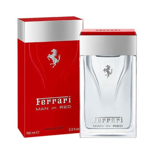 Ferrari Man In Red 100ml Aftershave Lotion - LuxePerfumes