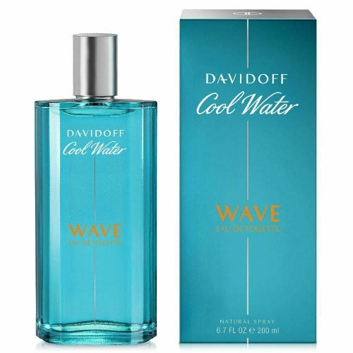 DAVIDOFF COOL WATER WAVE FOR MEN 200ML EAU DE TOILETTE SPRAY - LuxePerfumes