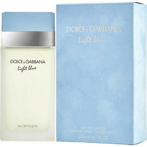 DOLCE & GABBANA LIGHT BLUE FOR WOMEN 200ML EDT SPRAY BRAND NEW & SEALED - LuxePerfumes