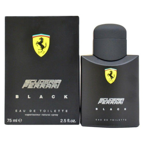 FERRARI SCUDERIA BLACK 75ML EAU DE TOILETTE SPRAY - LuxePerfumes