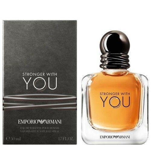 EMPORIO ARMANI STRONGER WITH YOU 50ML EAU DE TOILETTE SPRAY BRAND NEW & SEALED - LuxePerfumes