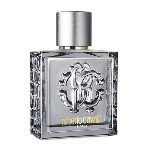 ROBERTO CAVALLI UOMO SILVER ESSENCE 60ML EDT SPRAY BRAND NEW & SEALED - LuxePerfumes