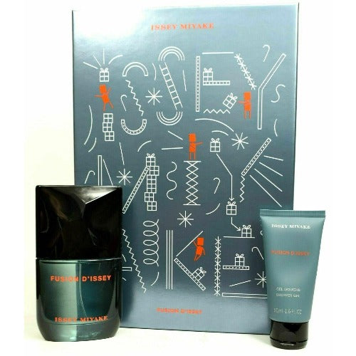 ISSEY MIYAKE FUSION D'ISSEY POUR HOMME 50ML EDT + 50ML SHOWER GEL GIFT SET - LuxePerfumes