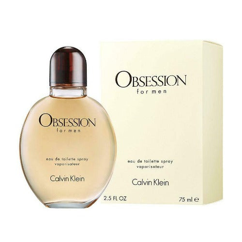 Ck Calvin Klein Obsession Men 75ml Eau De Toilette Spray - LuxePerfumes