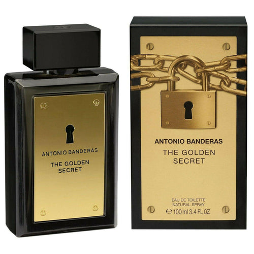 ANTONIO BANDERAS THE GOLDEN SECRET 100ML EDT SPRAY BRAND NEW & SEALED - LuxePerfumes