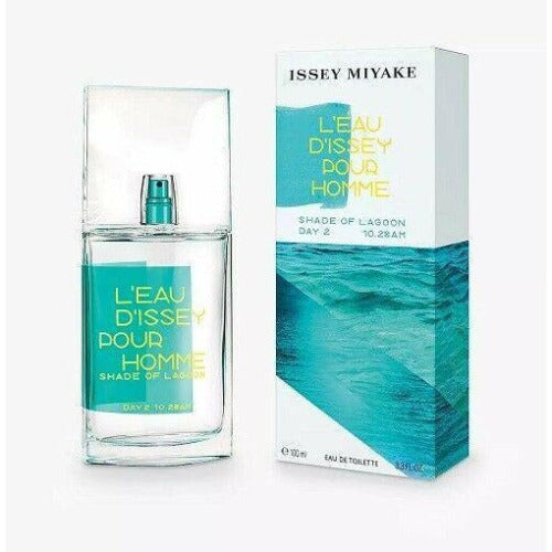 ISSEY MIYAKE L'EAU D'ISSEY FOR MEN SHADE OF LAGOON 100ML EDT SPRAY NEW & SEALED - LuxePerfumes