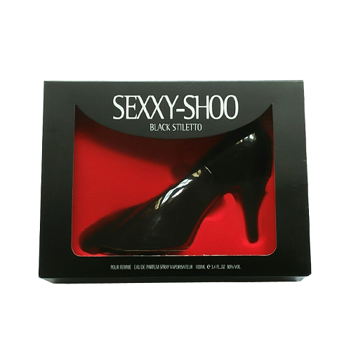 LAURELLE SEXXY SHOO BLACK STILETTO 100ML EAU DE PARFUM  SPRAY BRAND NEW & SEALED - LuxePerfumes