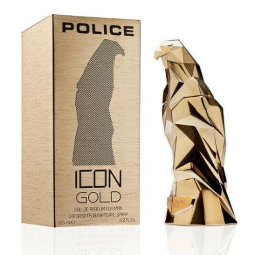 POLICE ICON GOLD 125ML EAU DE PARFUM SPRAY BRAND NEW & SEALED - LuxePerfumes