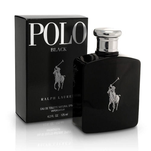 Ralph Lauren Polo Black For Men 125ml Eau De Toilette Spray - LuxePerfumes