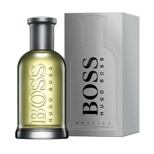 HUGO BOSS BOTTLED FOR MEN 100ML AFTERSHAVE LOTION SPLASH - LuxePerfumes