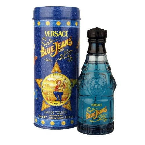 VERSACE BLUE JEANS 75ML EAU DE TOILETTE SPRAY BRAND NEW - LuxePerfumes
