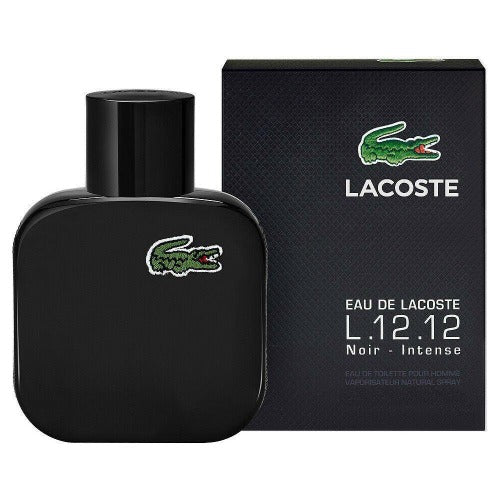 LACOSTE POUR HOMME L.12.12 NOIR INTENSE 50ML EDT SPRAY - LuxePerfumes
