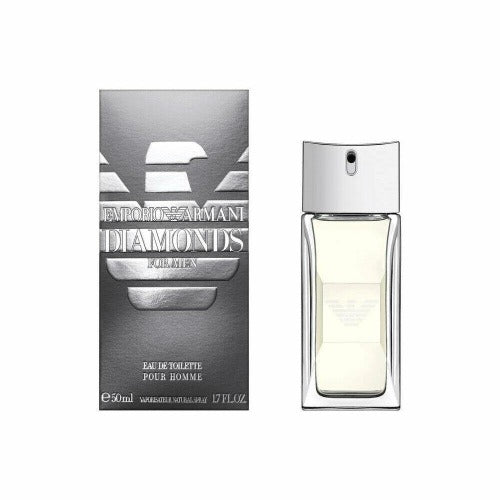 EMPORIO ARMANI DIAMONDS FOR MEN 50ML EAU DE TOILETTE SPRAY BRAND NEW & SEALED - LuxePerfumes