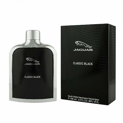 JAGUAR CLASSIC BLACK FOR MEN 100ML EDT SPRAY - LuxePerfumes