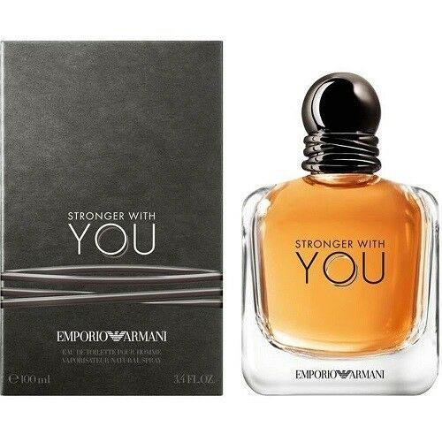 EMPORIO ARMANI STRONGER WITH YOU 100ML EAU DE TOILETTE SPRAY BRAND NEW & SEALED - LuxePerfumes