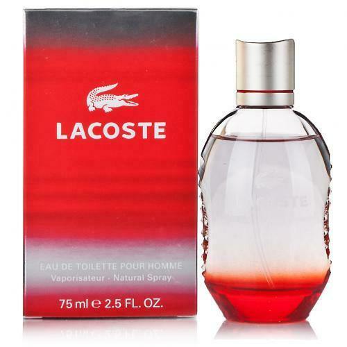 LACOSTE RED STYLE IN PLAY 75ML EAU DE TOILETTE SPRAY - LuxePerfumes