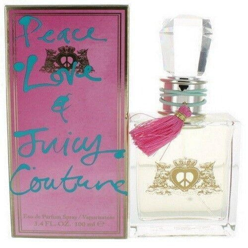 JUICY COUTURE PEACE LOVE & JUICY COUTURE  100ML EDP SPRAY BRAND NEW & SEALED - LuxePerfumes