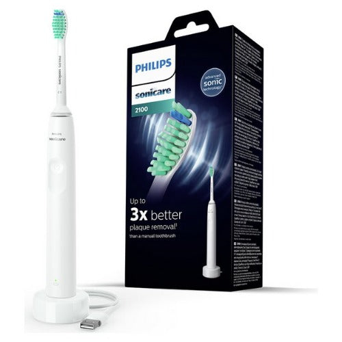 Philips Sonicare 2100 Rechargeable Sonic Toothbrush White HX3651/13