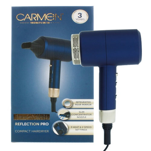 Carmen Reflection Pro Compact Hairdryer 1800w