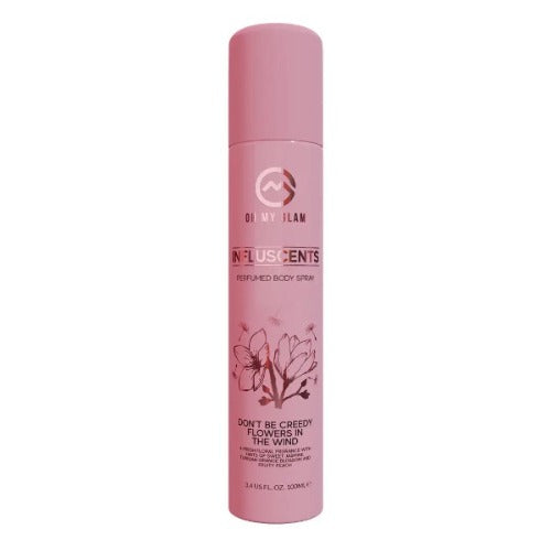 Oh My Glam Influscents Don't Be Creedy Flowers In The Wind 100ml Perfumed Body Spray