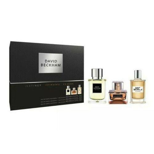 David Beckham 30ml Instinct EDT + 30ml Intimately EDT + 40ml Classic EDT New Gift Set - LuxePerfumes