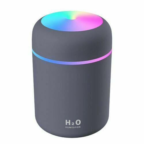 Portable Usb Led 300ml Humidifier/Diffuser - Grey